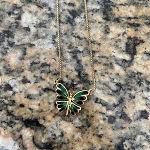 pretty butterfly necklace